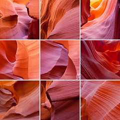 Image showing Antelope Canyon collage