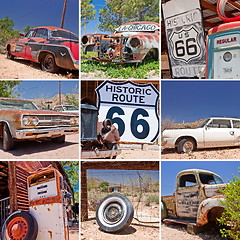 Image showing Route 66 collage