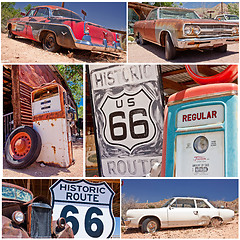 Image showing Route 66 collage