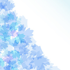 Image showing Abstract Winter background Christmas leaves vector