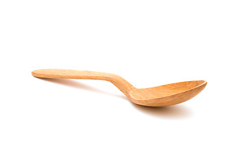 Image showing Empty wooden spoon 