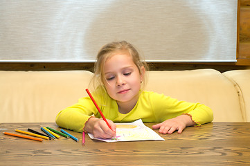 Image showing Drawing girl.