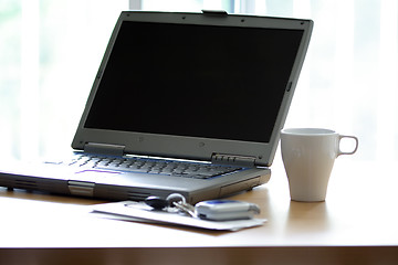 Image showing Office laptop