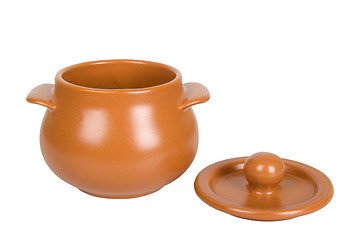 Image showing Kitchen clay pot