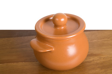 Image showing Kitchen ceramic pot