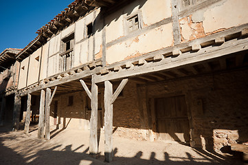 Image showing Medieval arcade