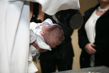 Image showing Baptism of a Christian Child