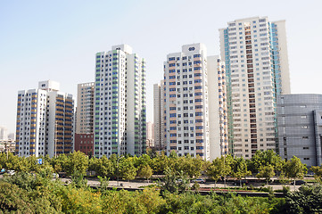 Image showing Apartment buildings