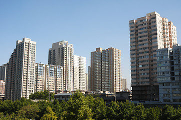 Image showing Apartment buildings