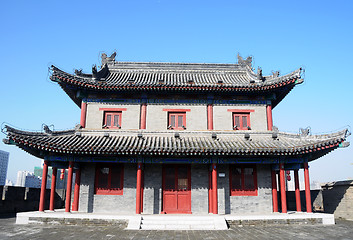 Image showing Ancient city wall of Xian, China