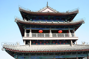 Image showing Ancient city wall of Xian, China