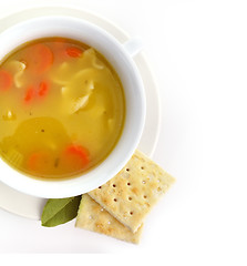 Image showing Chicken noodle soup 