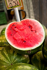 Image showing Fresh watermelon