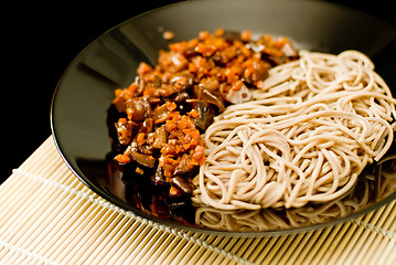 Image showing Soba noodles