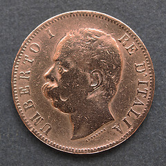 Image showing Italian coin