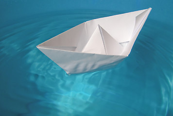Image showing Paper ship