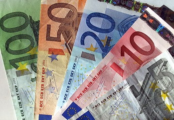 Image showing Euro note