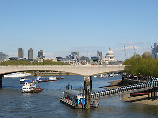 Image showing River Thames in London