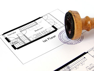 Image showing Technical drawing