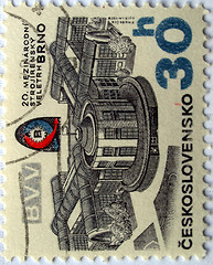 Image showing Czech stamps