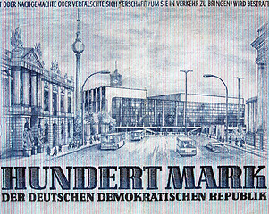 Image showing DDR banknote