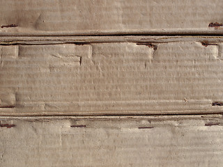 Image showing Corrugated cardboard