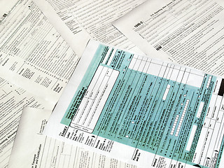 Image showing Tax forms