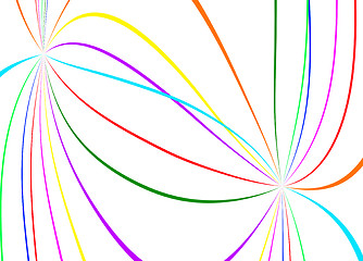 Image showing abstract color lines