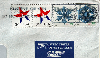 Image showing USA stamps