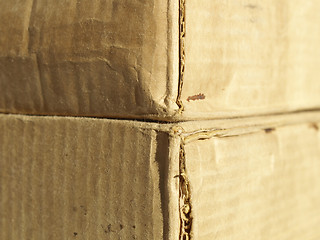 Image showing Corrugated cardboard