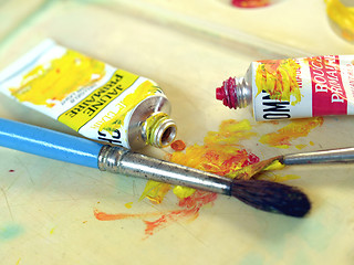 Image showing Painting tools