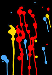 Image showing color blots