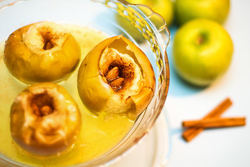 Image showing Baked apples