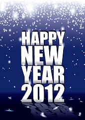 Image showing New year 2012 spark