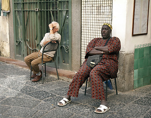 Image showing Sleeping in the shade