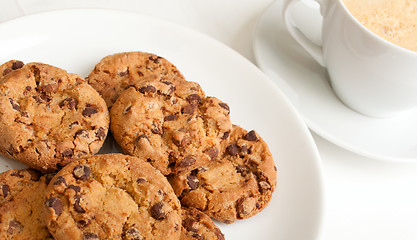 Image showing Cookies and Coffee
