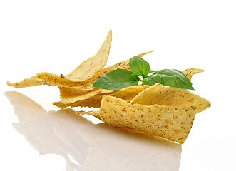 Image showing Corn tortilla chips