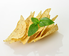 Image showing Corn tortilla chips