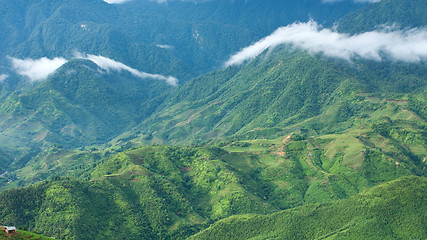 Image showing Sapa Valley in Vietnam