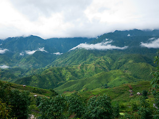 Image showing Sapa Valley in Vietnam