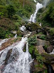 Image showing Thac Bac waterfall in Sapa, Vietnam