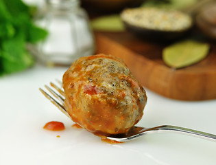 Image showing meatballs