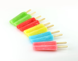 Image showing ice cream pops