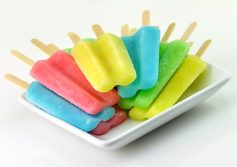 Image showing ice cream pops