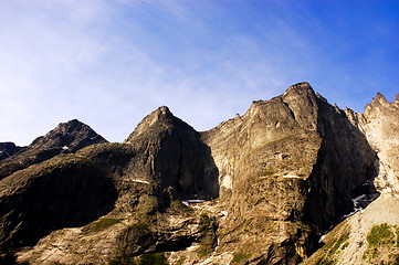 Image showing Trollveggen by night