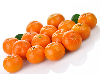 Image showing mandarin fruits