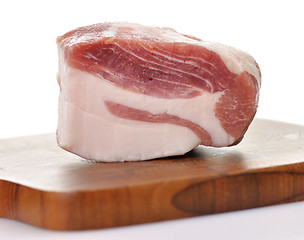 Image showing fat pork