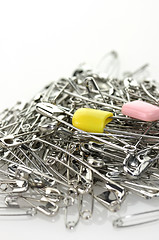 Image showing Safety Pin Background