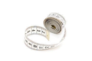 Image showing White measuring tape