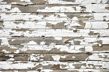 Image showing  old paint on wood background